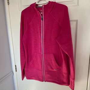 Diadora Pink Zip-Up Hoodie, XL